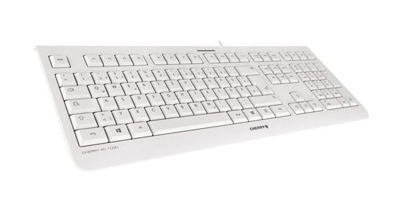 CHERRY KC 1000 – Tastatur, kabelgebunden (USB), ES-Layout (ES), Fullsize (mit Ziffernblock) – für Windows