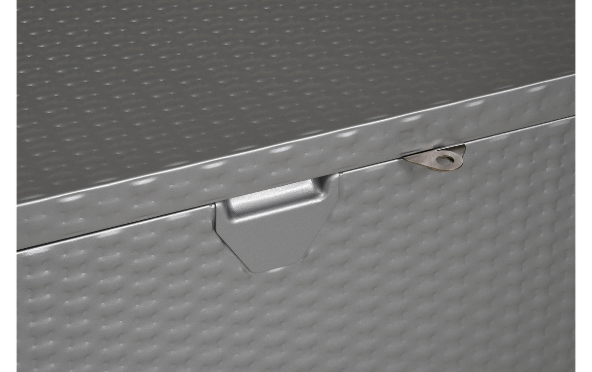 Spacemaker Aufbewahrungsbox 509 l – Stahl – Silber – feuerverzinkt, für Aussenbereich – 1330 × 650 × 700 mm