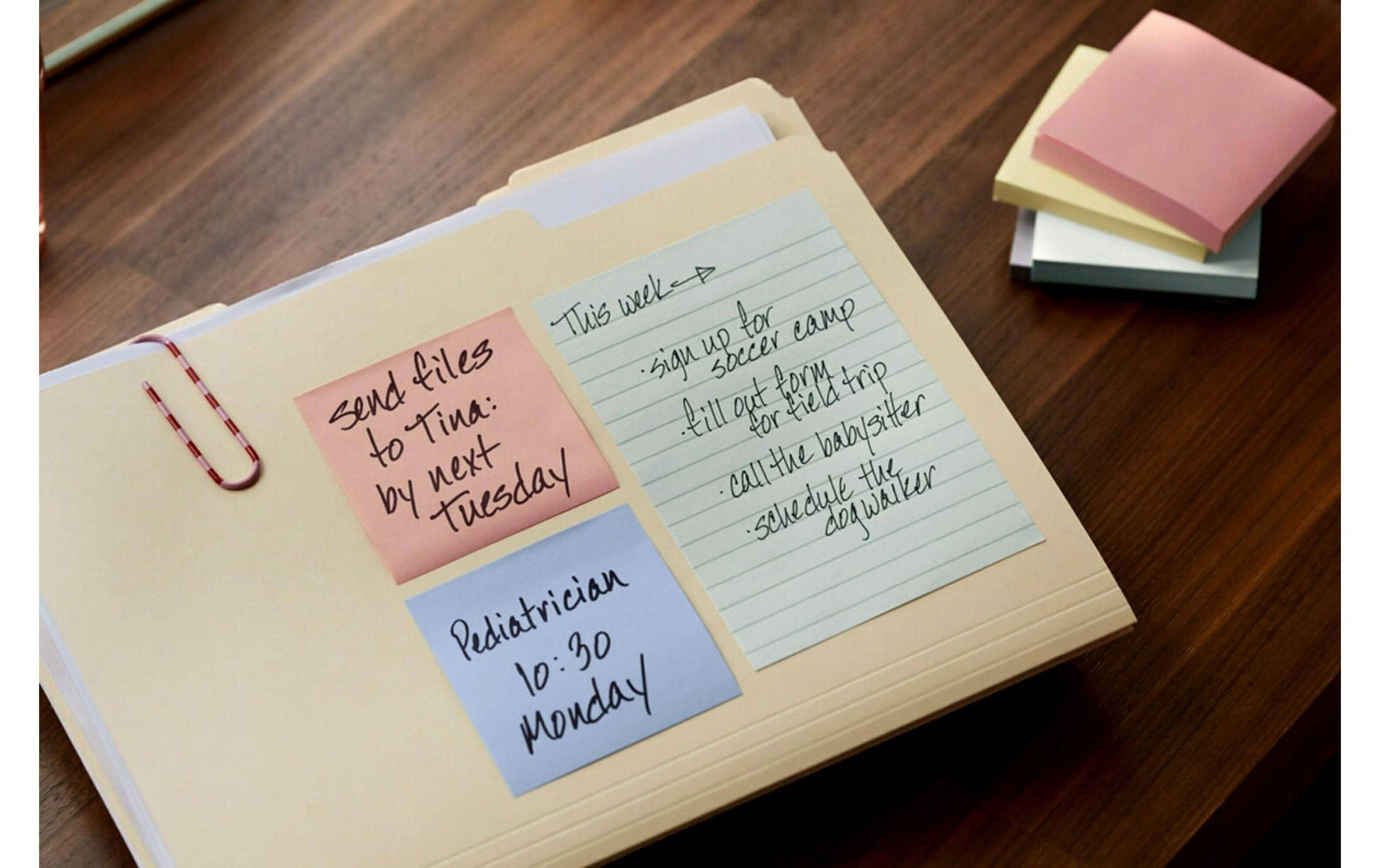 Post-it Haftnotizen – 51×38 mm – sortiert, 6×100 Blatt, PEFC