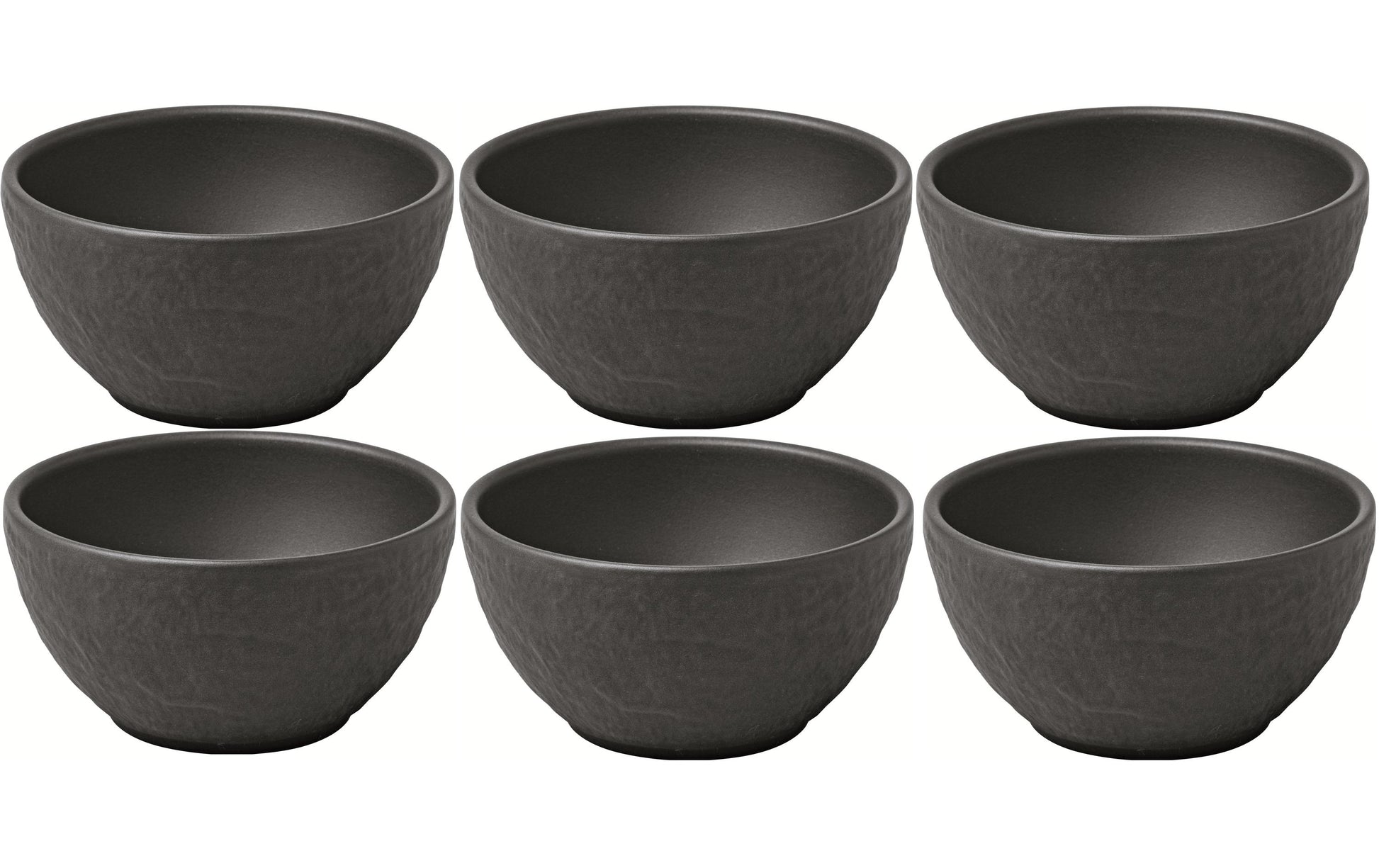 Villeroy & Boch Manufacture Rock Dipschale – 0,06 l, Porzellan, schwarz