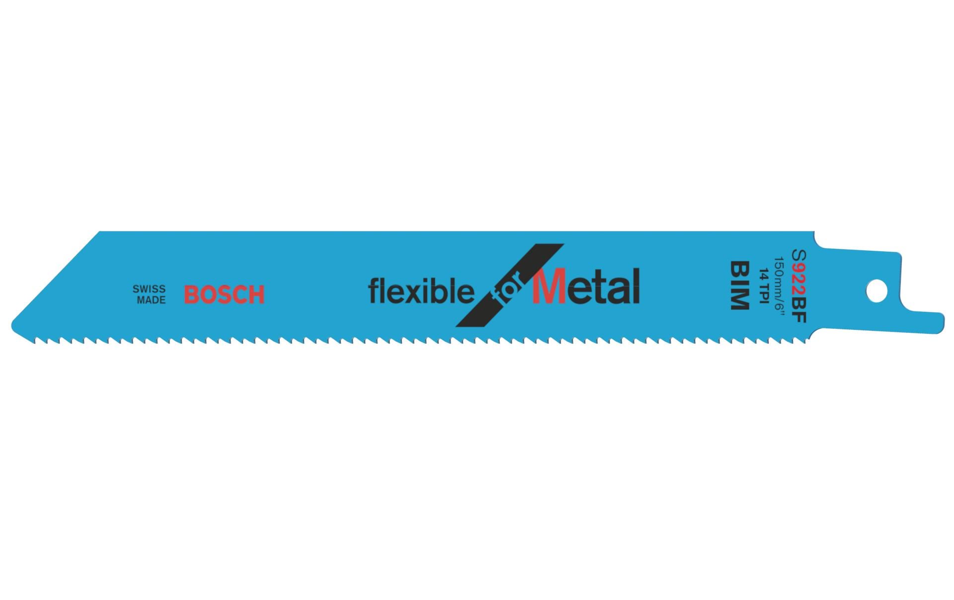 Bosch Professional – Säbelsägeblatt, Bimetallisch, S 922 BF, 150 mm, 100 Stk.