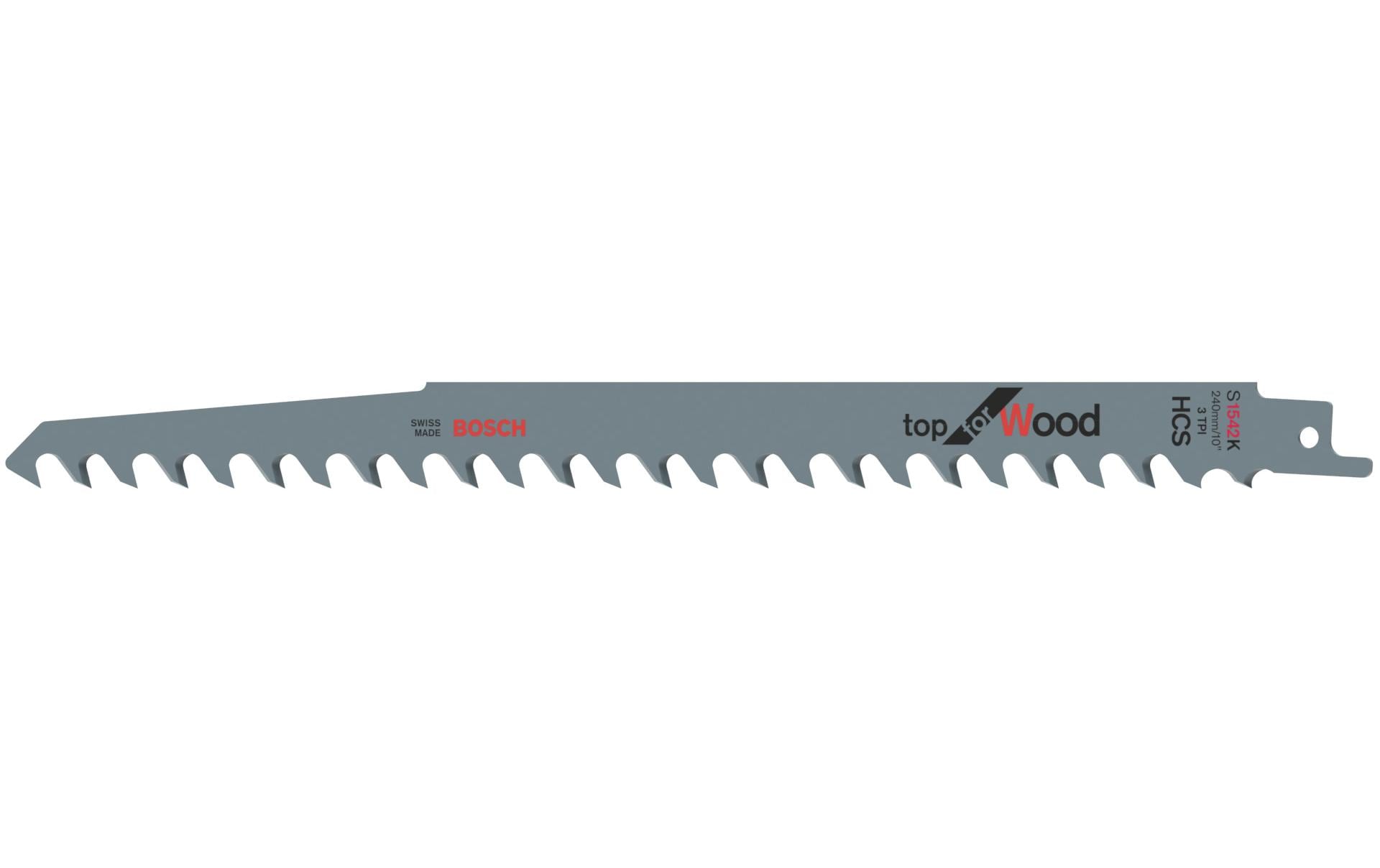 Bosch Professional – Säbelsägeblatt, S 1542 K, 240 mm, 25 Stk.