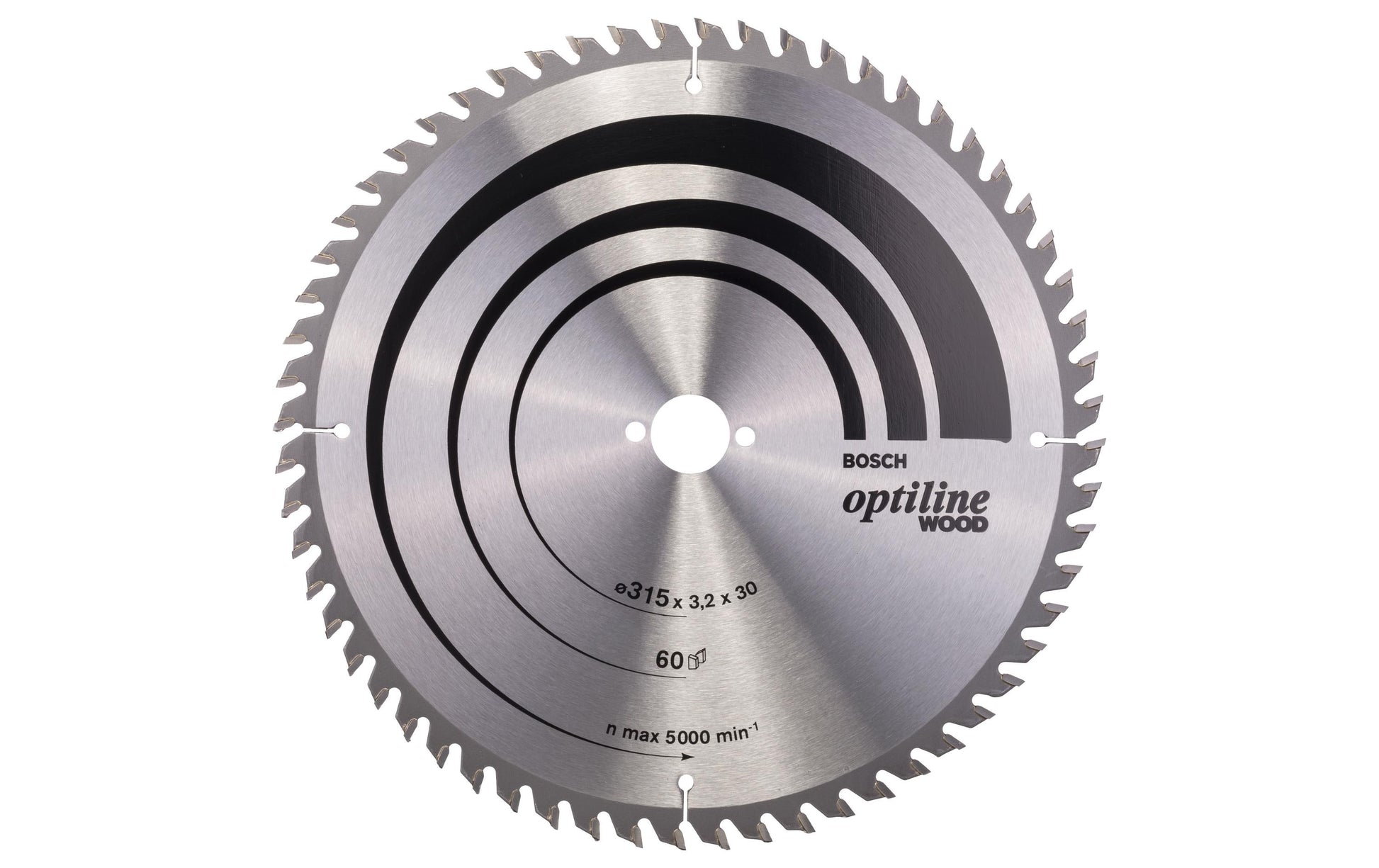 Bosch Professional – Kreissägeblatt, Optiline Wood, 60 Zähne, 315 mm × 30 mm × 3,2 mm