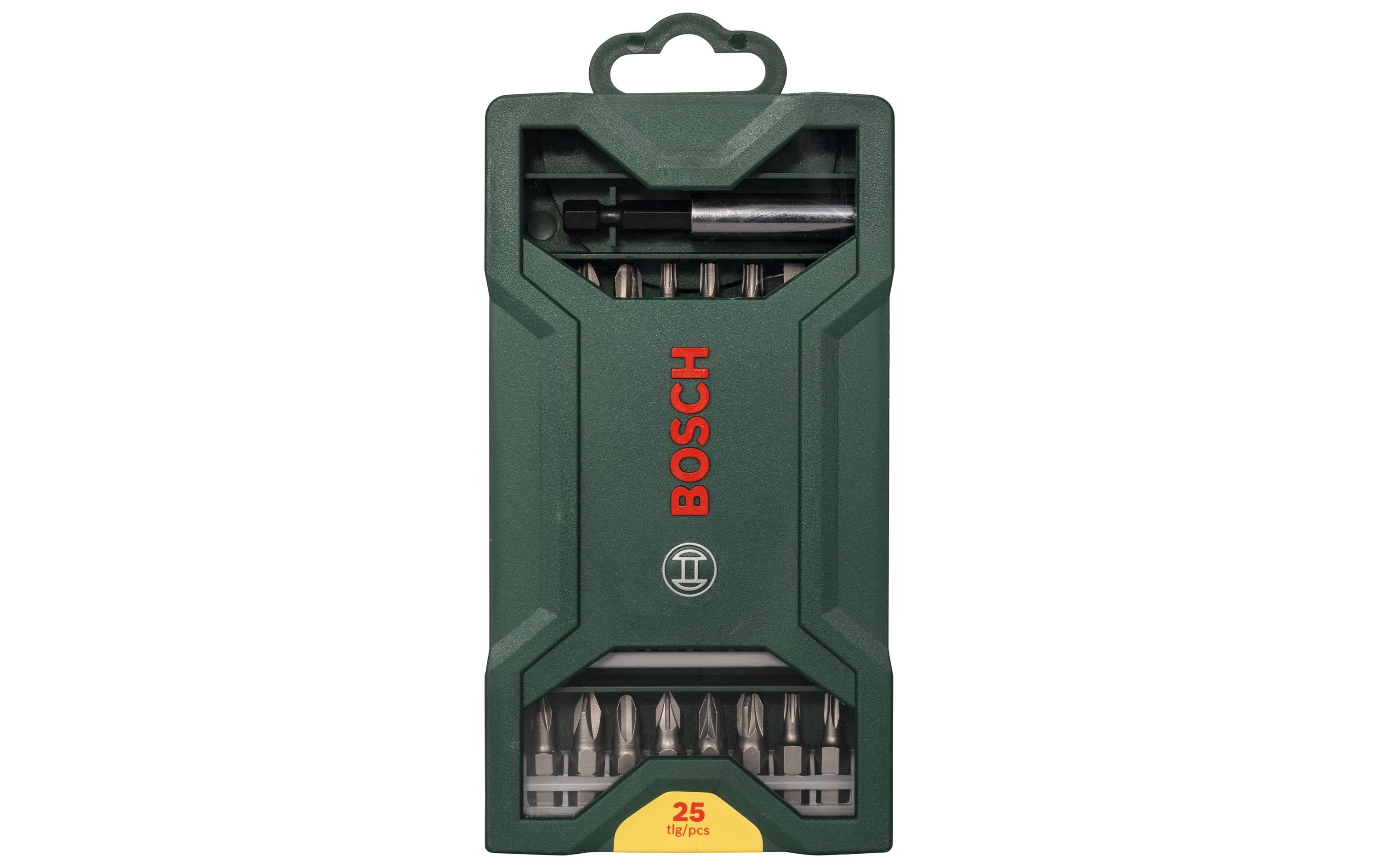 Bosch Mini-X-Line Bohr- & Bit-Set 50 mm Sechskant – 25-tlg.