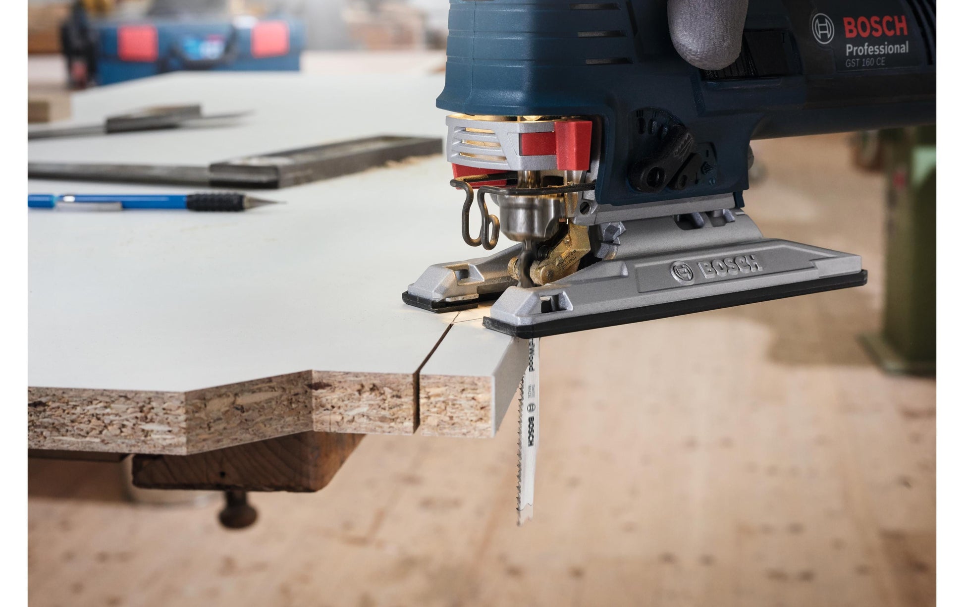Bosch Professional T 234 X Stichsägeblatt 117 mm HCS – für Holz – 5 Stk