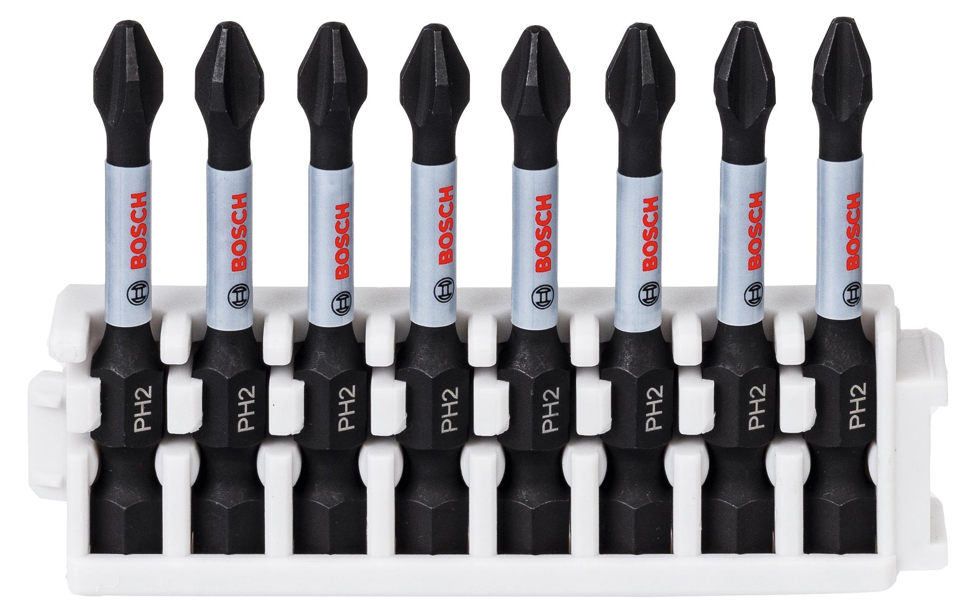 Bosch Professionelles Bohr- & Bit-Set PH 2 × 50 mm Stahl 1/4" Sechskant – 8-teilig