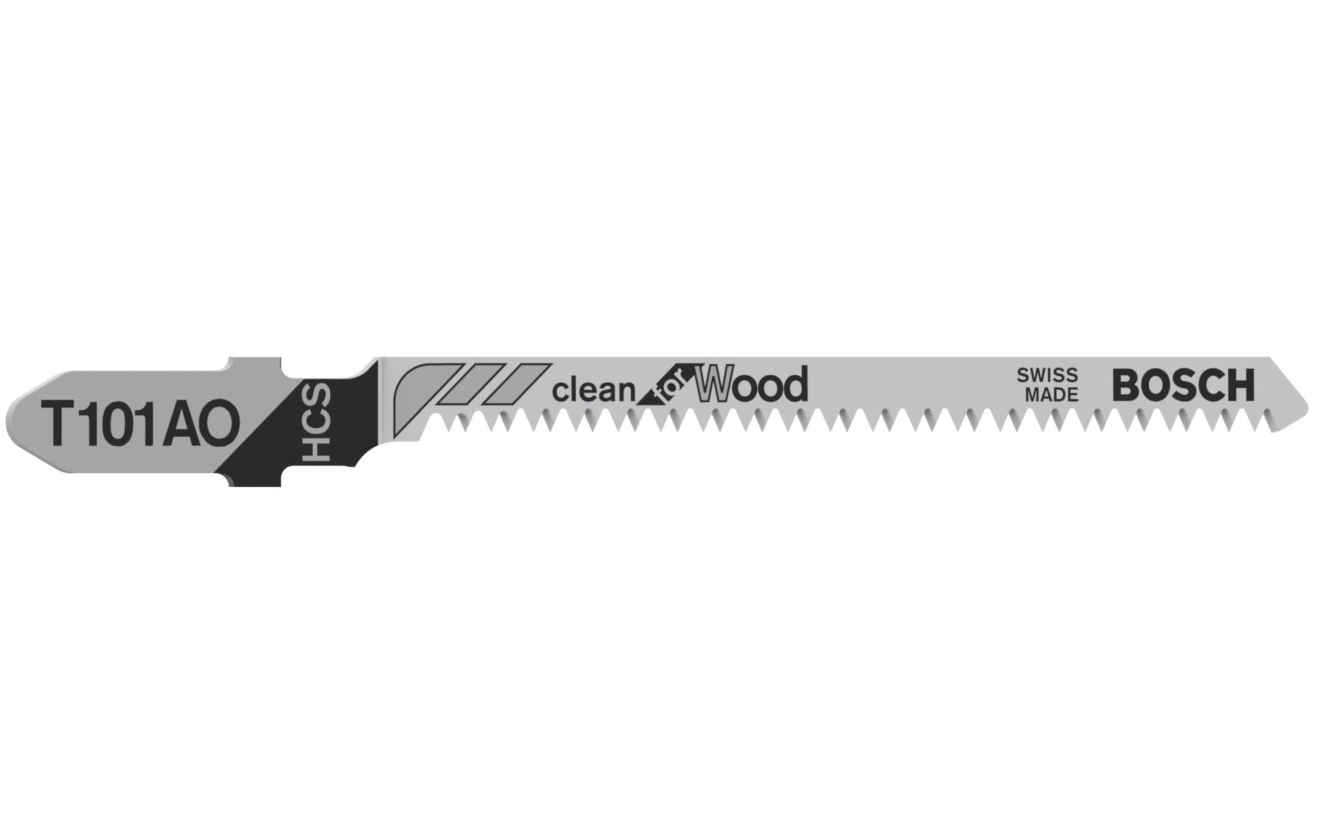 Bosch Professional T 101 AO Stichsägeblatt 83 mm HCS – für Holz – 3 Stk