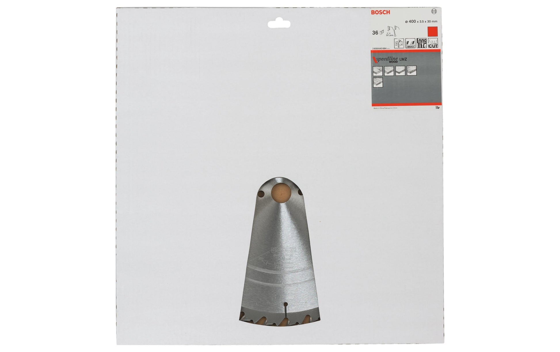 Bosch Professional – Kreissägeblatt, Speedline Wood, 400 × 30 × 3,5 mm