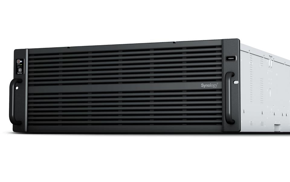 Synology HD6500 – 60-Bay Rack 4U NAS – 2×Intel Xeon Silver 4210R, 64 GB RAM, 10GbE, redundantes Netzteil