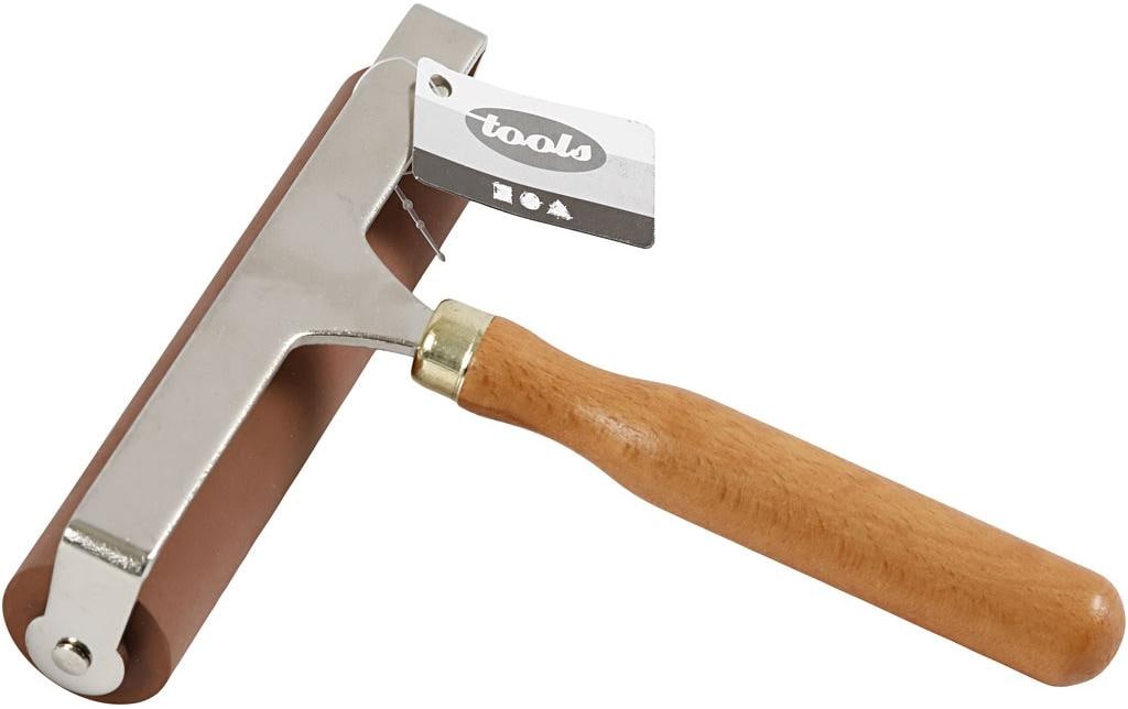 Creativ Company Linolwalze – Breite 147 mm, Kunststoff, Braun, Metallisch, 1 Stück, Ohne Motiv