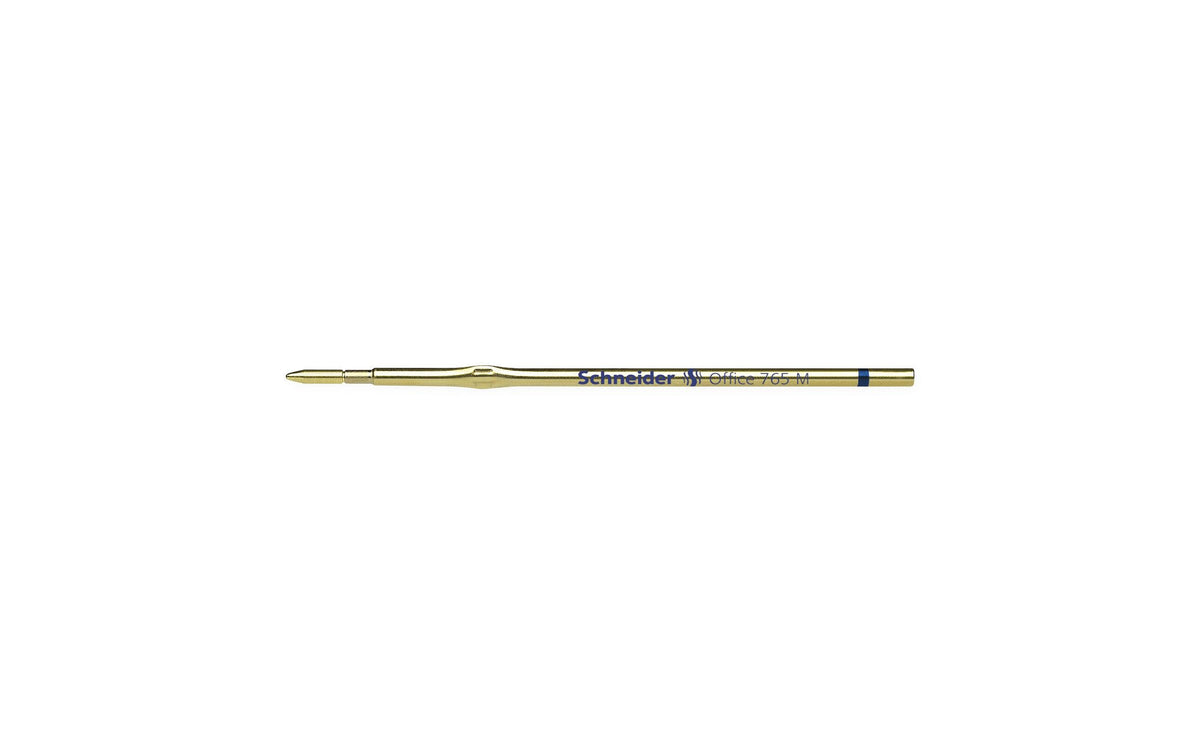 Schneider Schreibgeräte Schneider Office 765 Kugelschreiber-Mine – Blau, 0,5 mm (Mittel), für Schneider K 15 (2014+), 10er-Pack