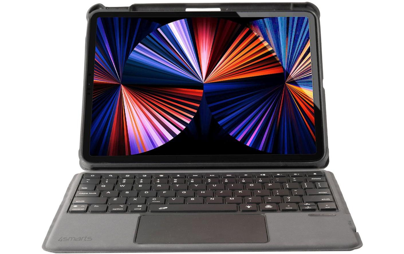 4SMARTS Tastatur-Case für Apple iPad Pro 11" (1.–4. Gen.), Air 10,9" (4.–5. Gen.) – Bluetooth – Schwarz
