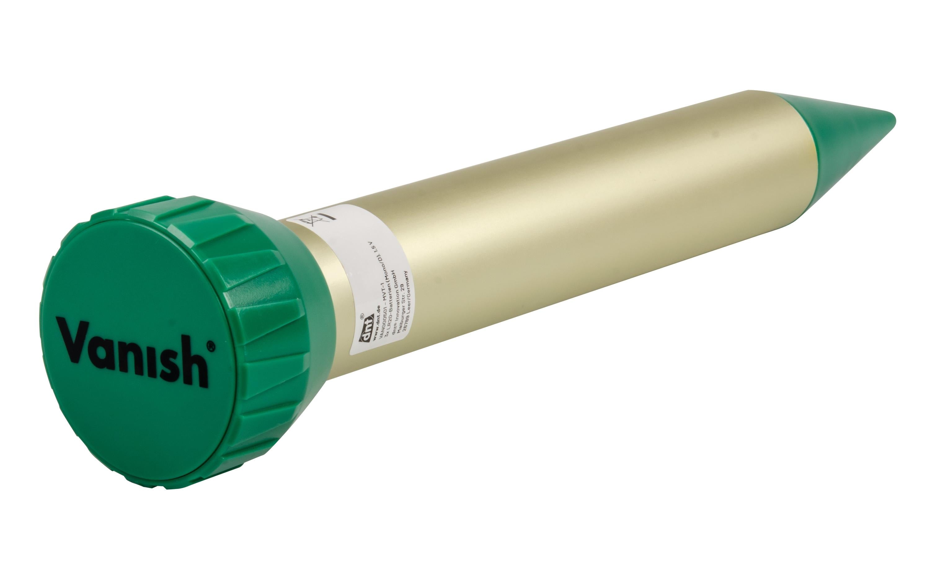 Vanishtm Vanish MVT-1 Tiervertreiber – grün – für Mäuse, Maulwürfe