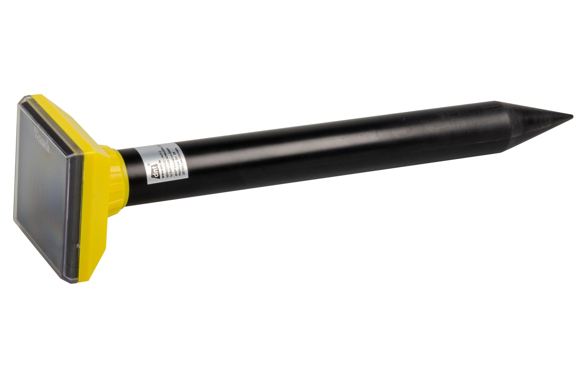 Vanishtm Vanish MVT-2 Solar Maulwurfvertreiber – Schwarz – für Maulwürfe und Mäuse
