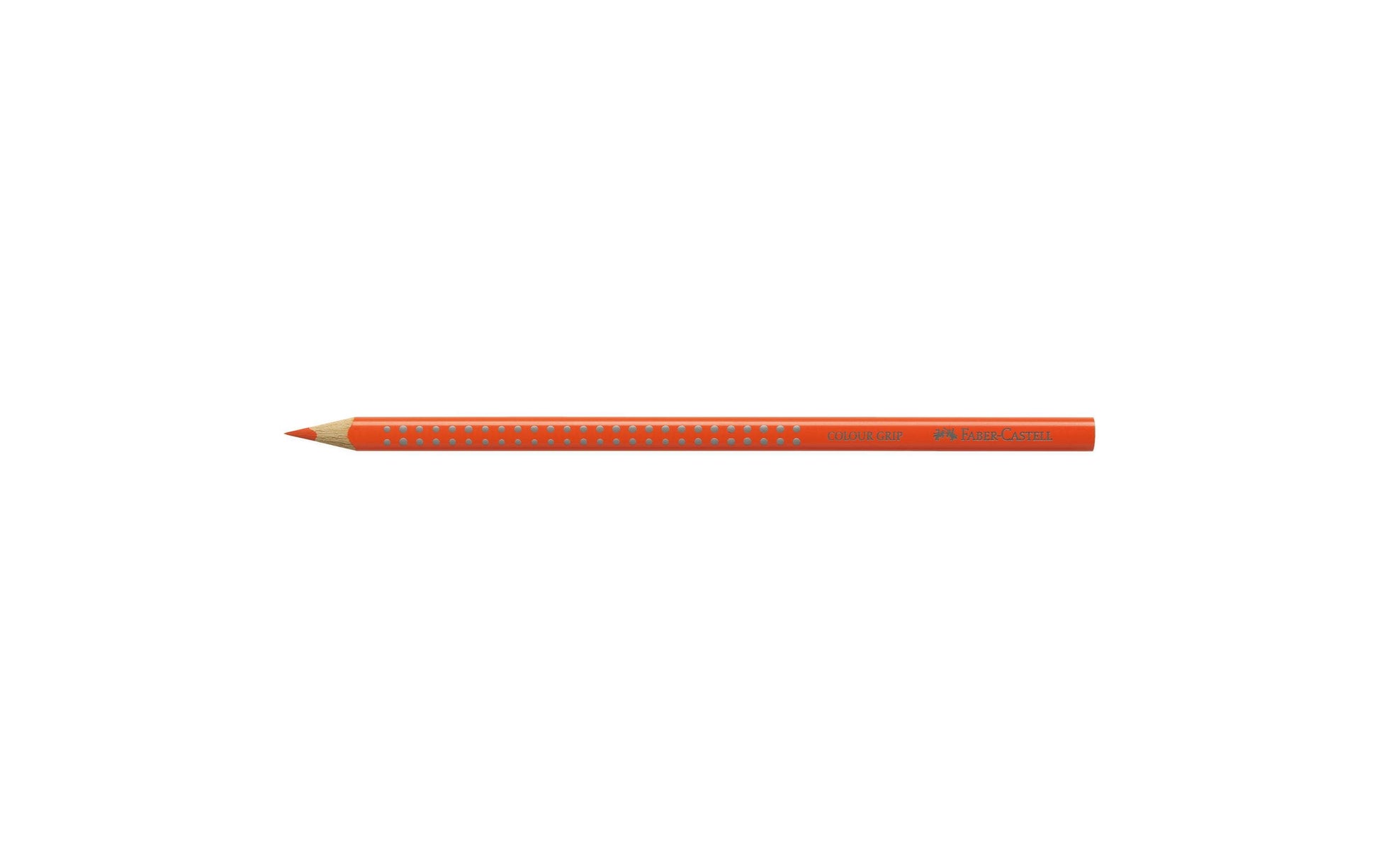 Faber-Castell Aquarellfarbstift Colour Grip 2001 – dunkel kadmiumorange, Ø 3 mm, dreikantig, FSC