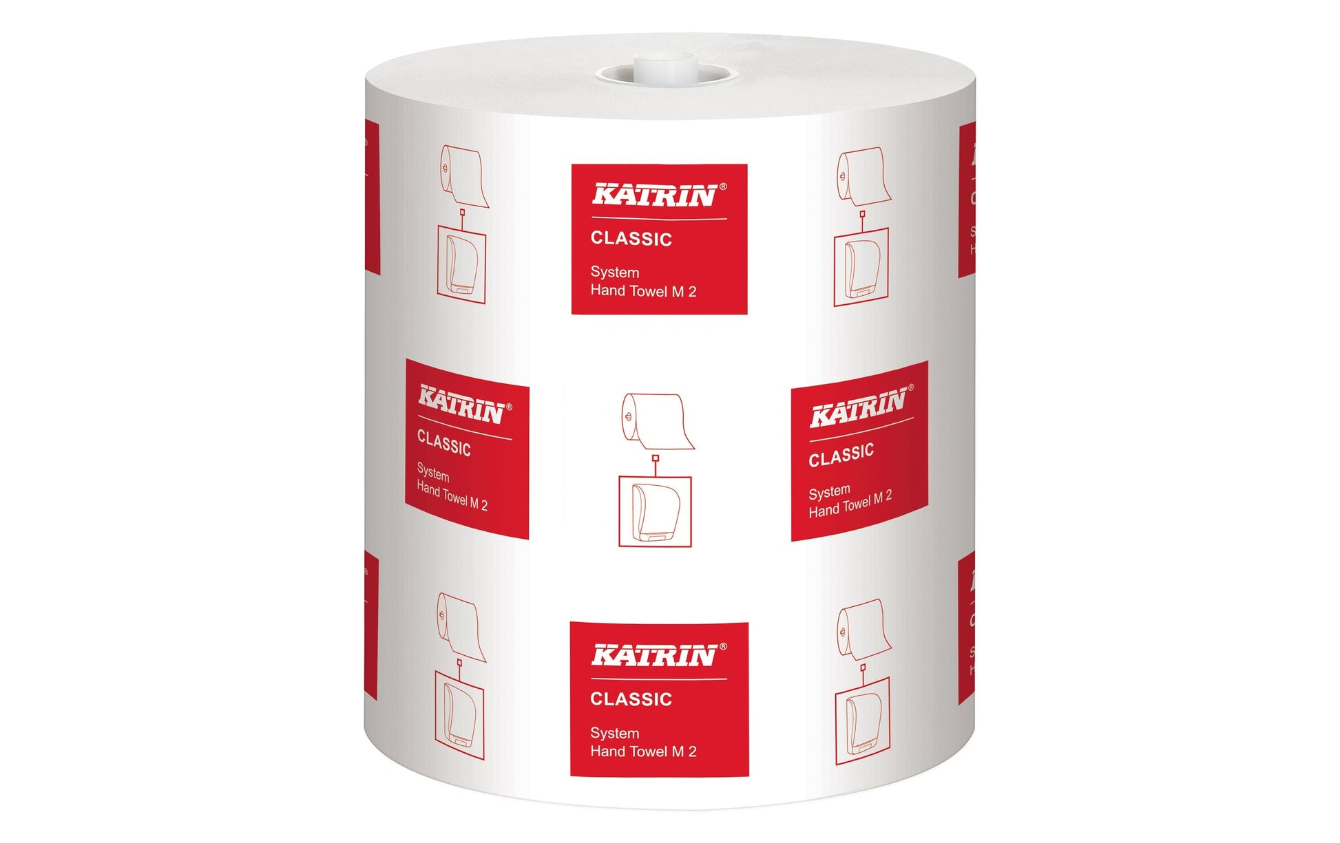 Katrin Handtuchrolle – 210 mm × 160 m – für Katrin Classic System M2 – Pack 1 Rolle