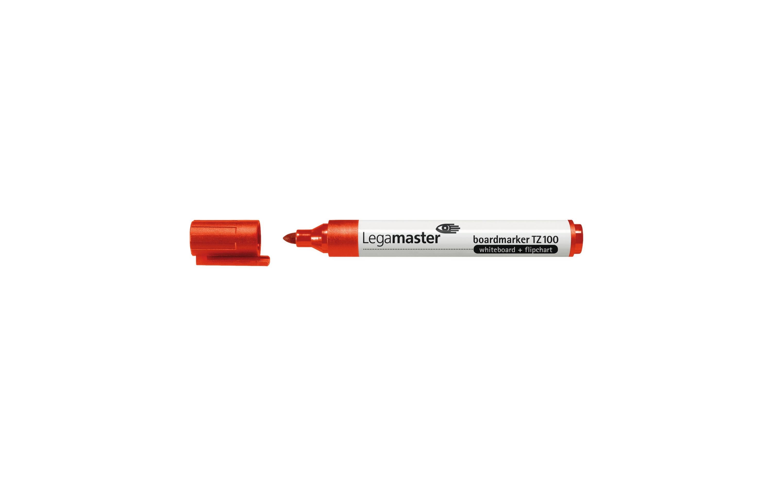 Legamaster Whiteboard-Marker – 1,5–3 mm, rot, 10 Stk., nachfüllbar, geruchsarm – für Whiteboards