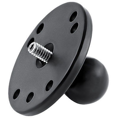 RAM Mounts RAM-B-202AU Kugel-Adapter – 1/4" Gewinde – für Contour GPS, Contour HD, Gobandit GPS-HD und andere – Schwarz