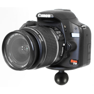 RAM Mounts RAM-B-202AU Kugel-Adapter – 1/4" Gewinde – für Contour GPS, Contour HD, Gobandit GPS-HD und andere – Schwarz