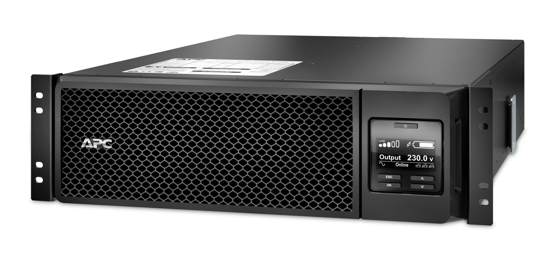 APC Smart-UPS SRT5KRMXLI – USV Online (Doppelwandler), 5 kVA/4500 W, Rack 3U, VRLA, SmartSlot, Hot-Swap