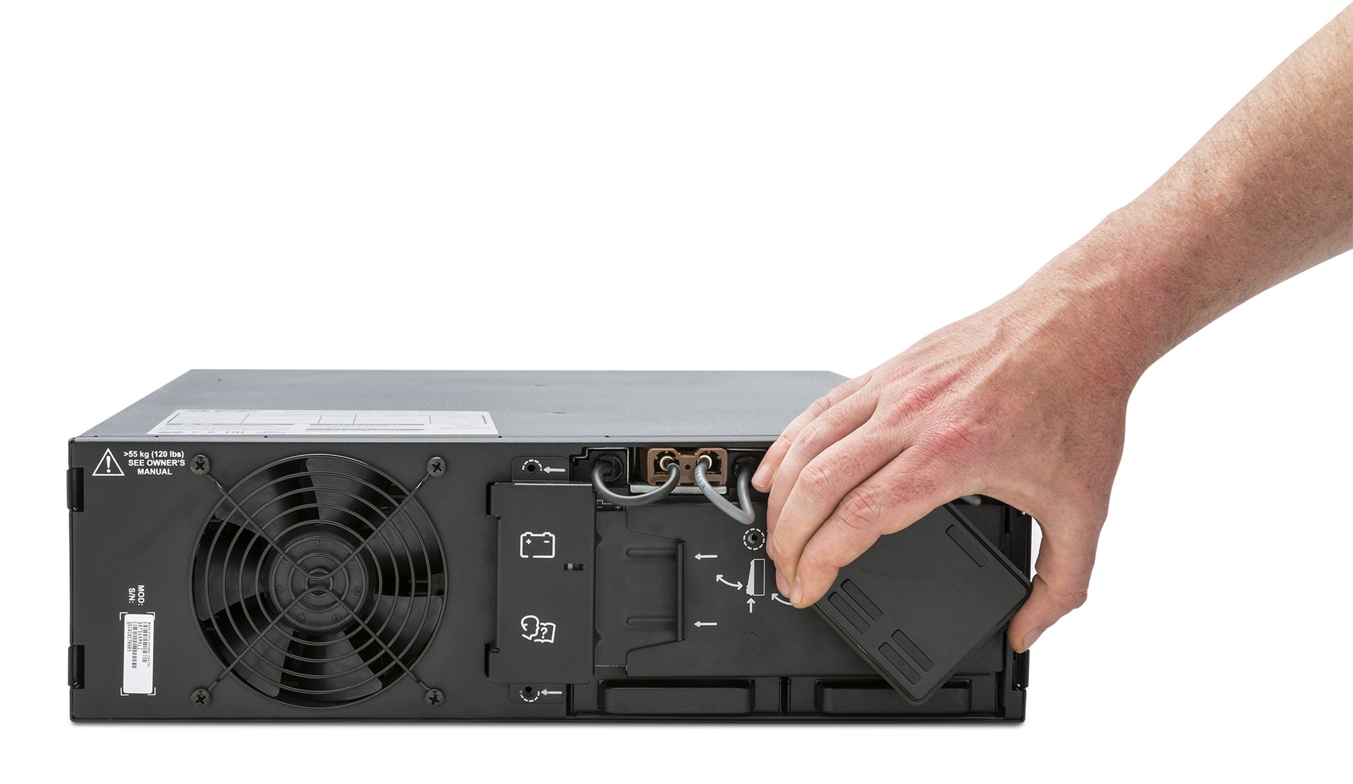 APC Smart-UPS SRT5KRMXLI – USV Online (Doppelwandler), 5 kVA/4500 W, Rack 3U, VRLA, SmartSlot, Hot-Swap