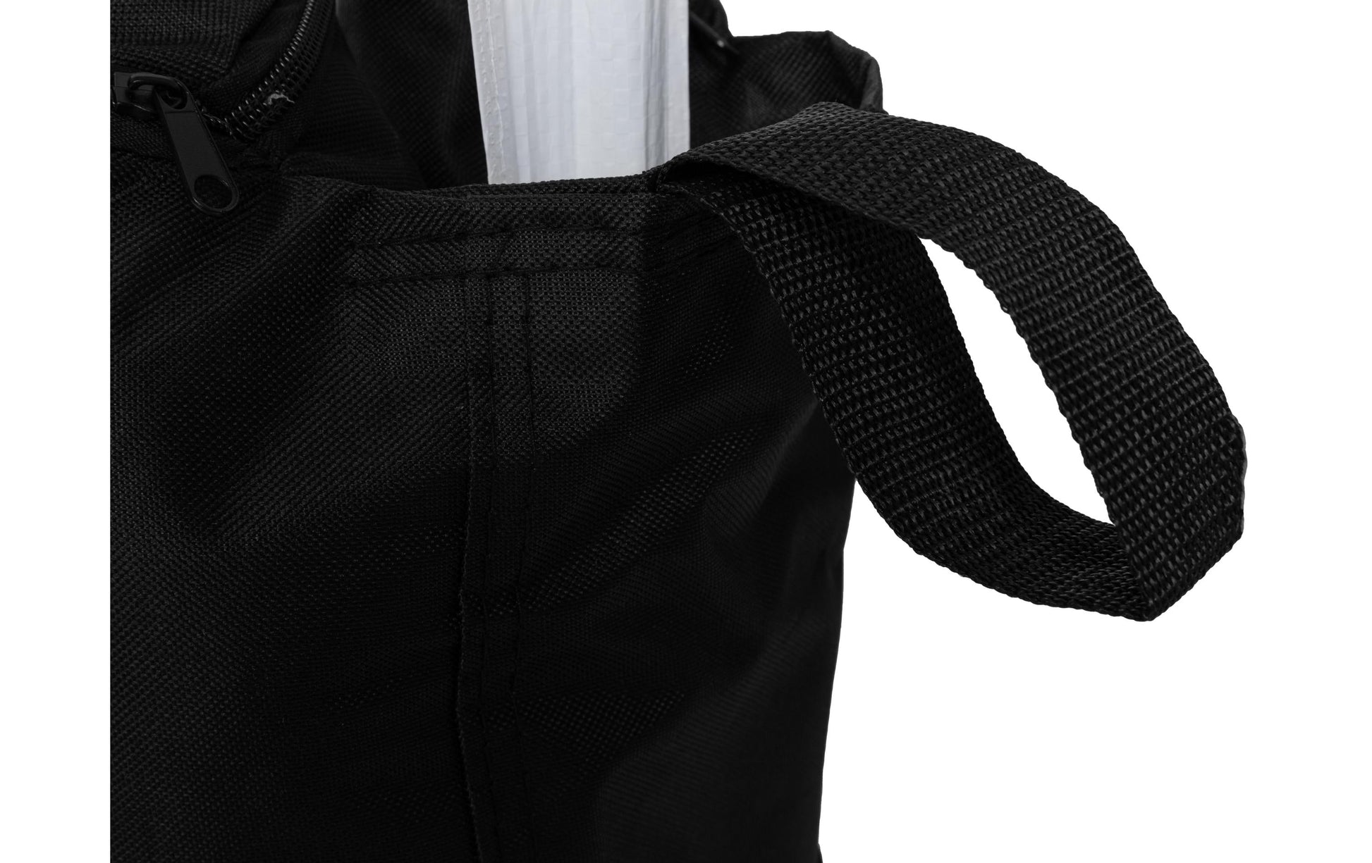 Cocon Beschwerer zylindrisch Ø 12,5 cm × 42 cm, Baumwollgewebe, schwarz, für Pavillon, 4 Stk.