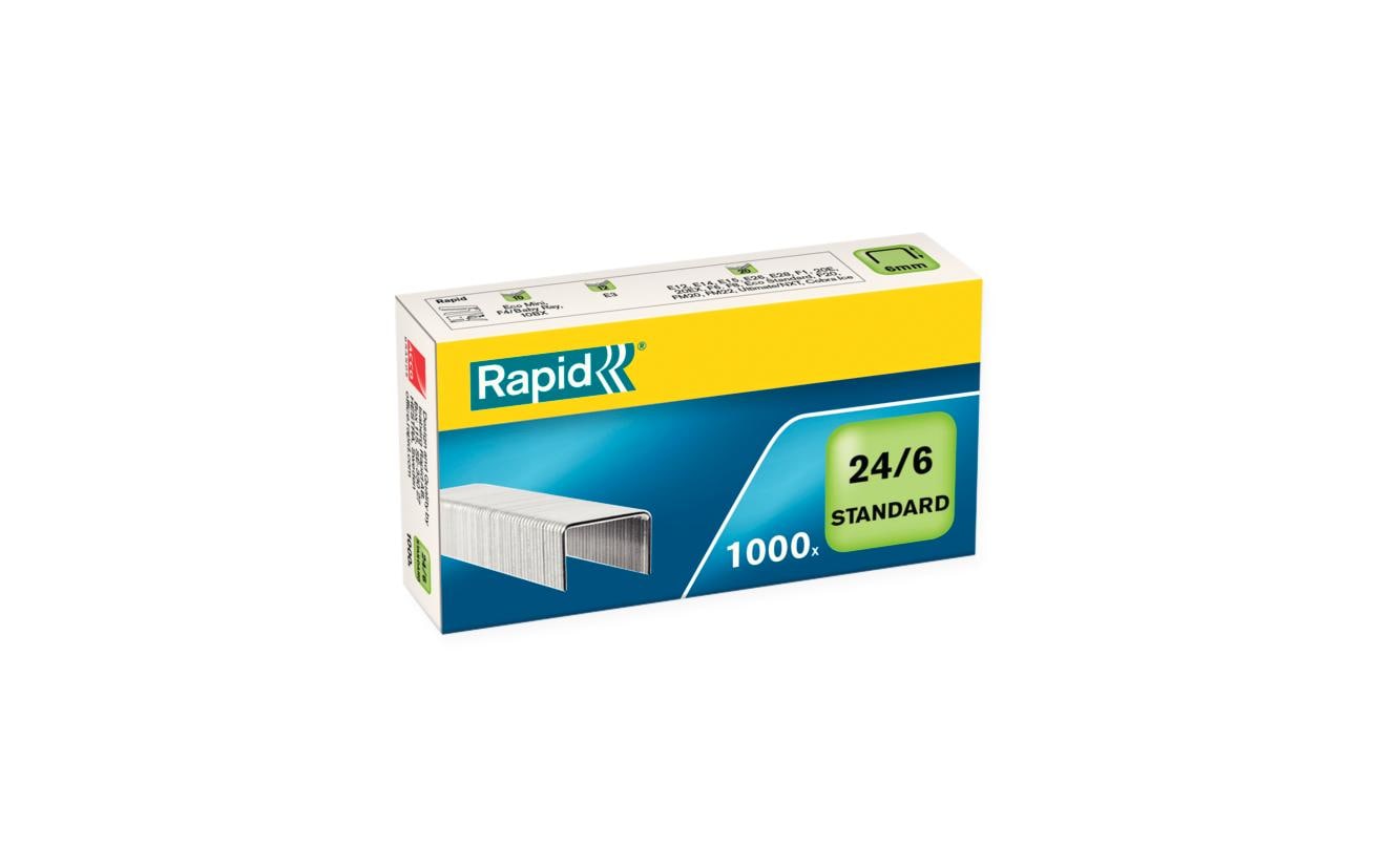 Rapid Heftklammern 24/6 – 1000 Stk.