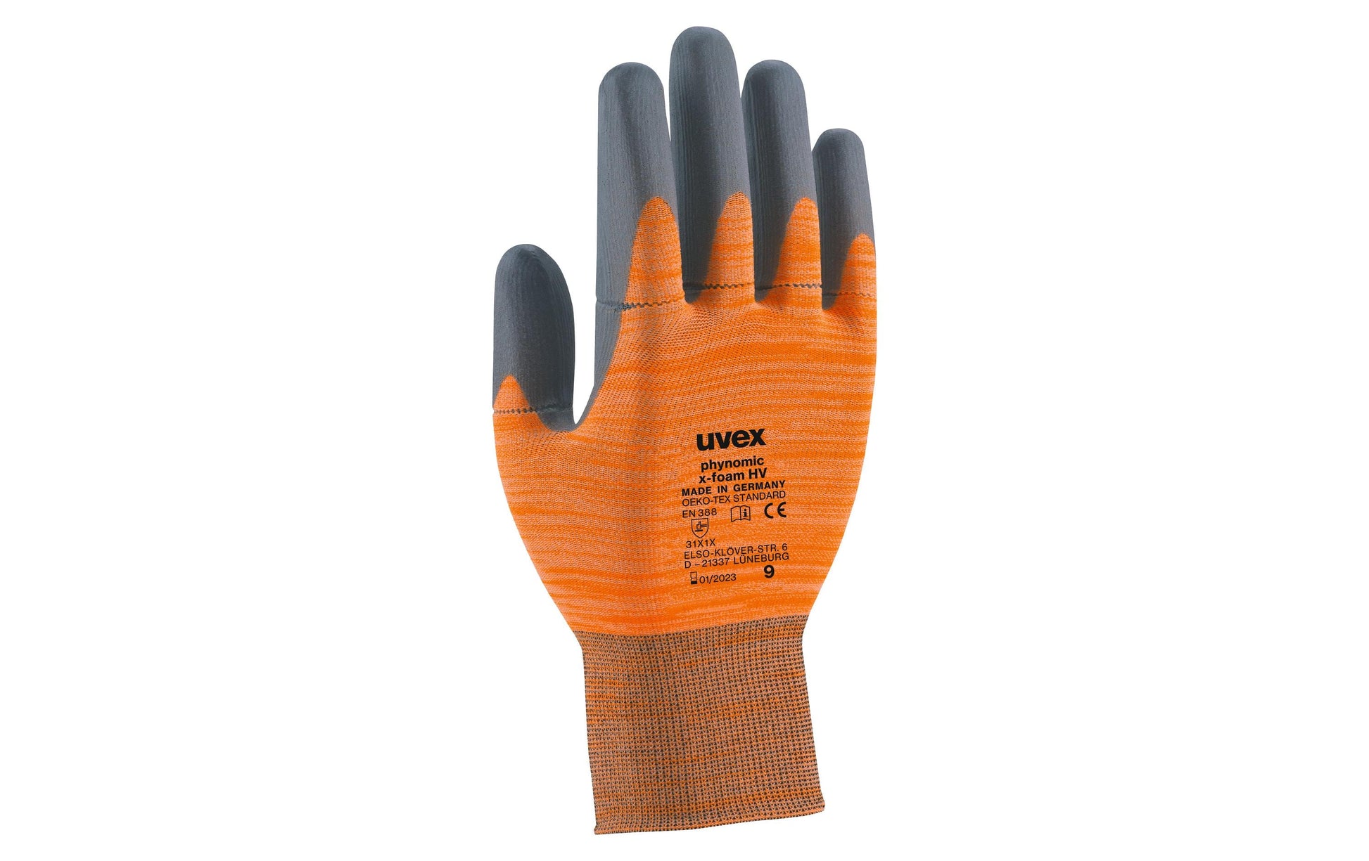 Uvex Montagehandschuhe – Erwachsene, Elasthan, Polyamid, Orange