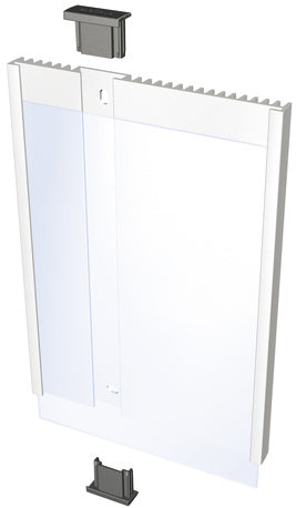 Durable Info Sign Türschild – 149 × 210,5 mm – Aluminium/Acryl – Silber