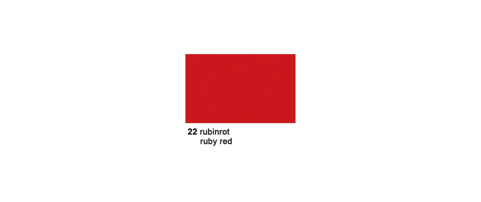 URSUS Tonzeichenpapier – 50 × 70 cm, 130 g/m², rot, 10 Blatt