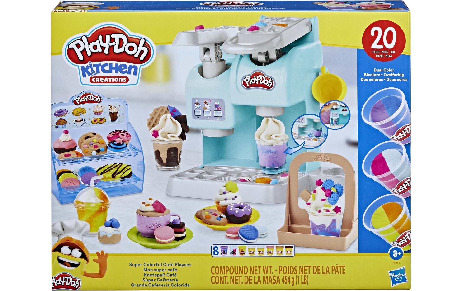 Play-Doh Knetmasse, mehrfarbig, türkis, ab 3 Jahren