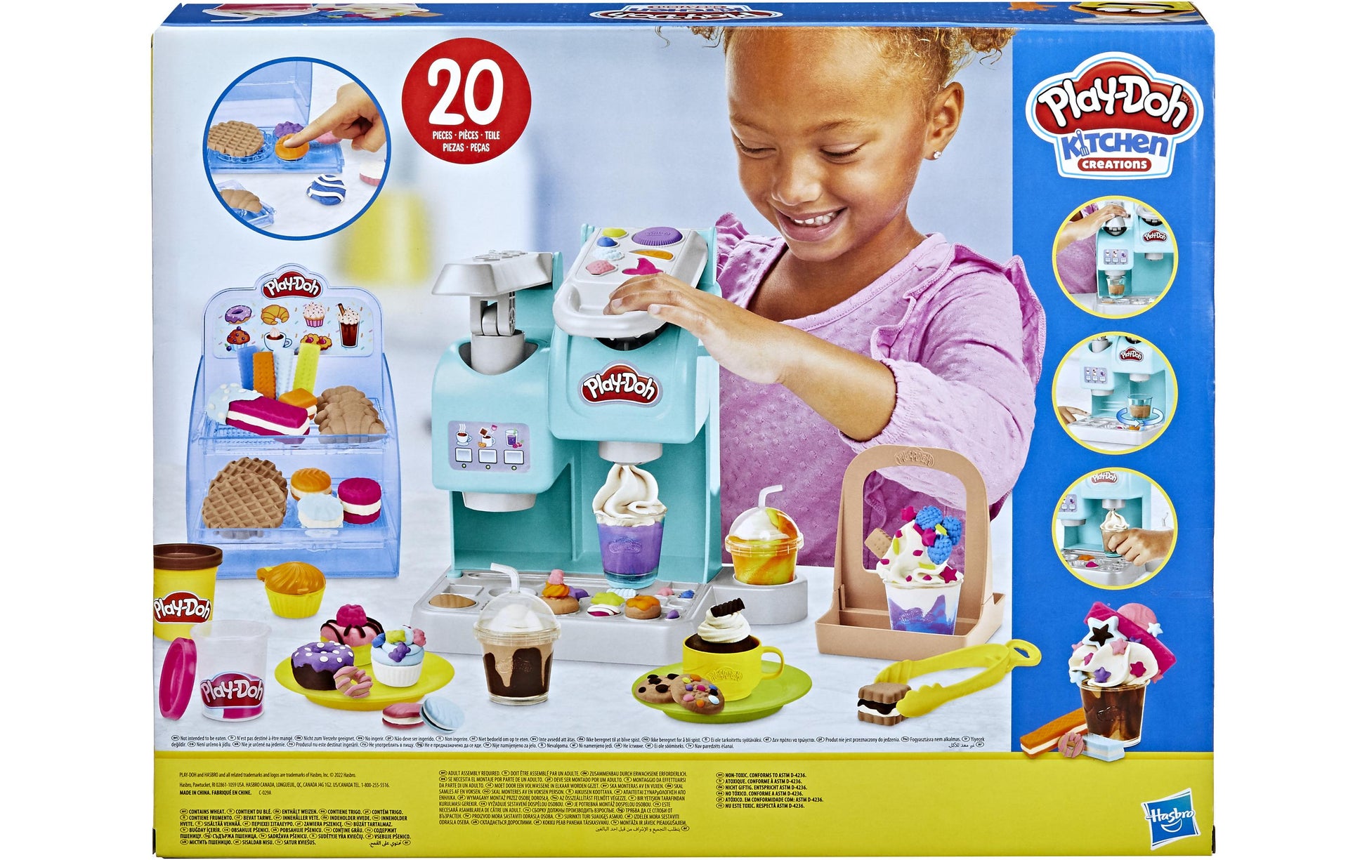 Play-Doh Knetmasse, mehrfarbig, türkis, ab 3 Jahren