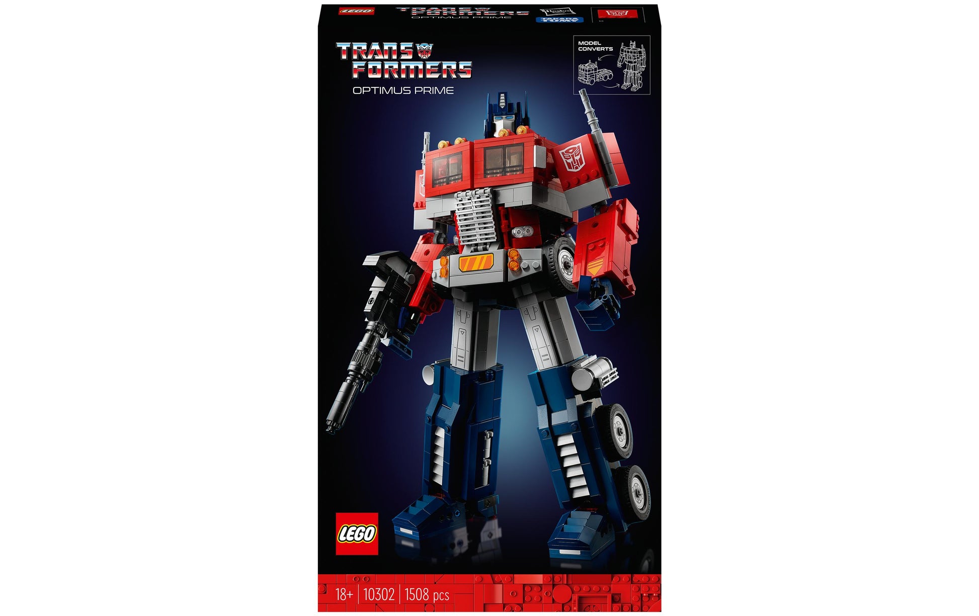 LEGO Icons Optimus Prime 3D Puzzle – 1508 Teile – ab 18 Jahren