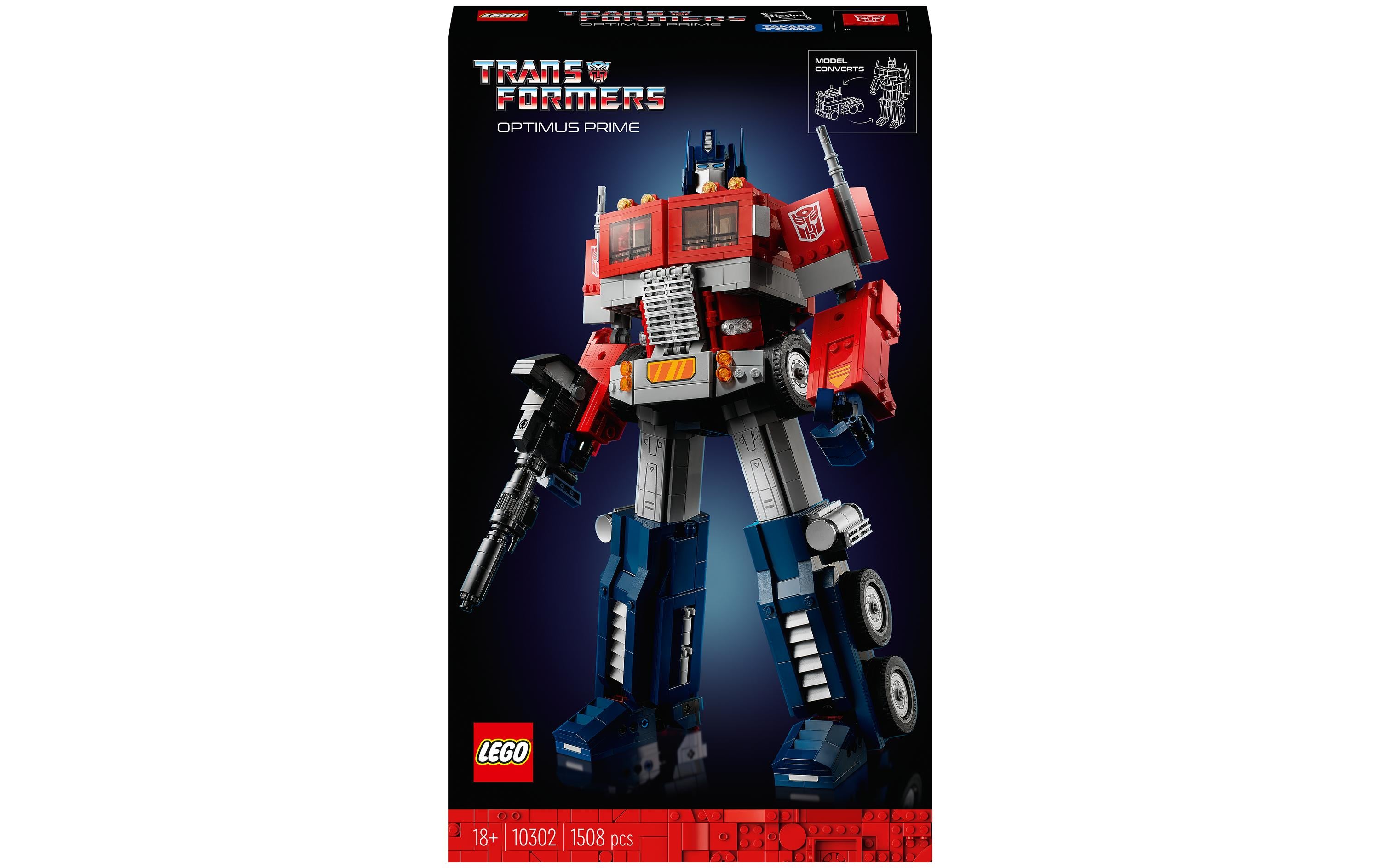 LEGO Icons Optimus Prime 3D Puzzle – 1508 Teile – ab 18 Jahren
