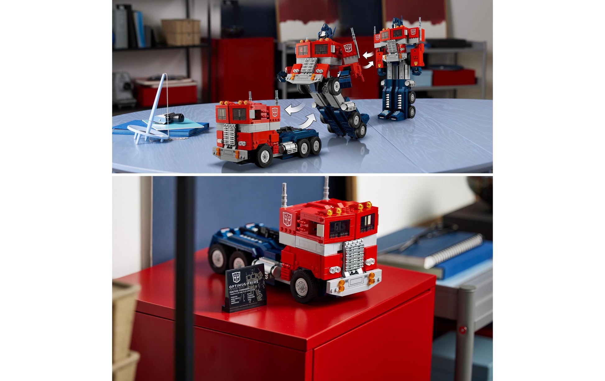 LEGO Icons Optimus Prime 3D Puzzle – 1508 Teile – ab 18 Jahren