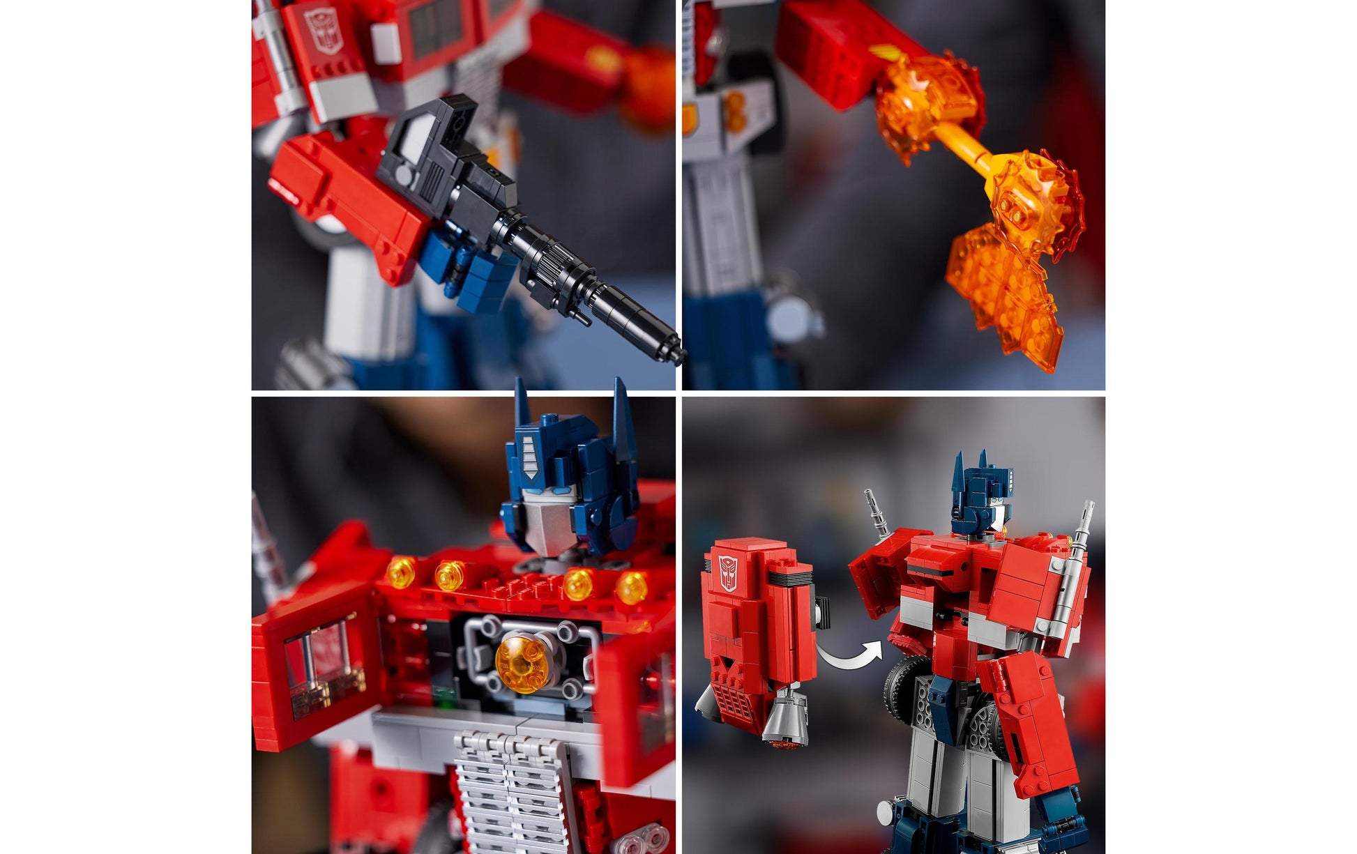 LEGO Icons Optimus Prime 3D Puzzle – 1508 Teile – ab 18 Jahren