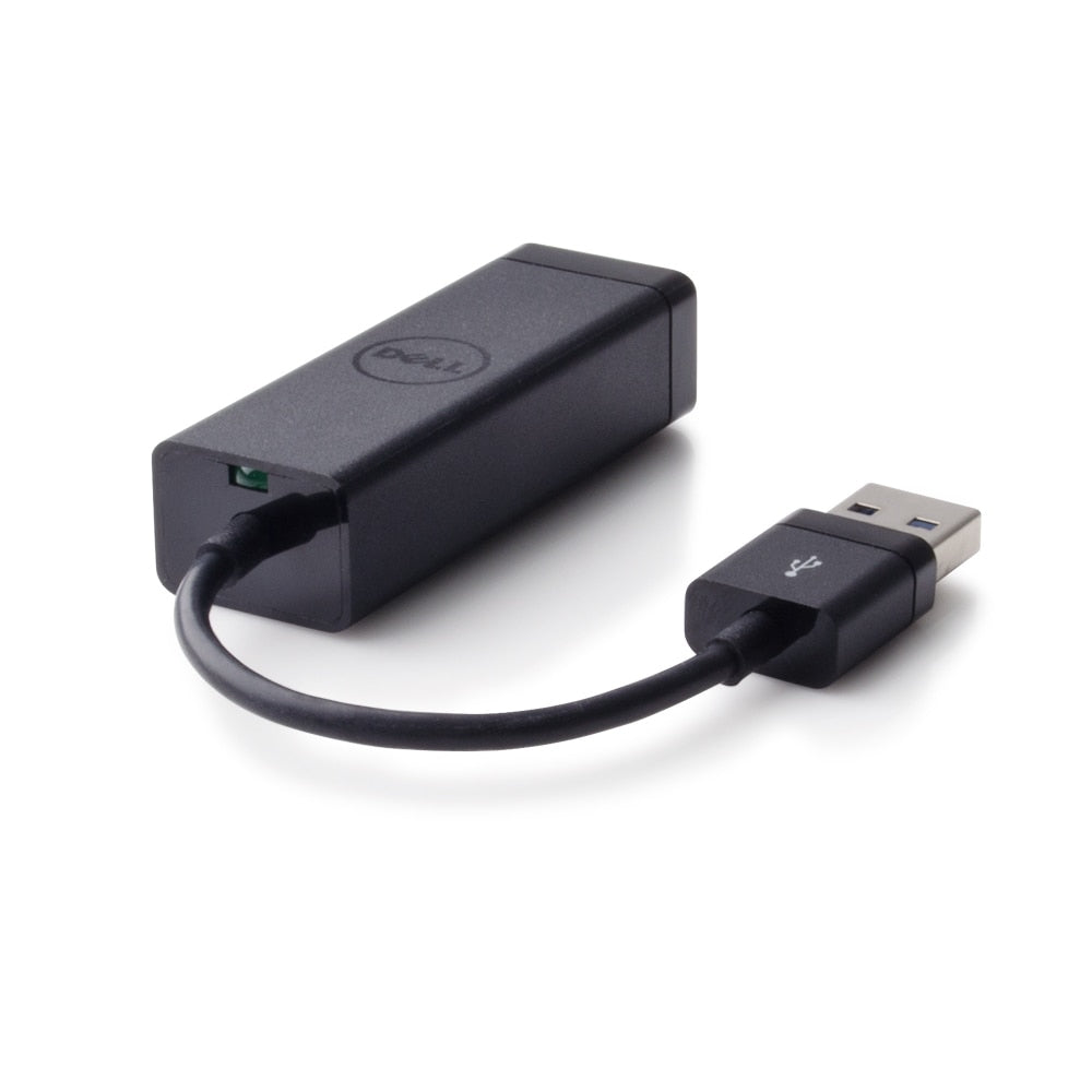 DELL 470-ABBT Netzwerkadapter USB zu RJ-45 – 1 Gbit/s, USB 3.2 Gen 1 (5 Gbit/s), 1× RJ-45 – Schwarz
