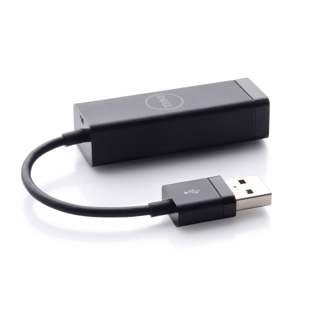 DELL 470-ABBT Netzwerkadapter USB zu RJ-45 – 1 Gbit/s, USB 3.2 Gen 1 (5 Gbit/s), 1× RJ-45 – Schwarz