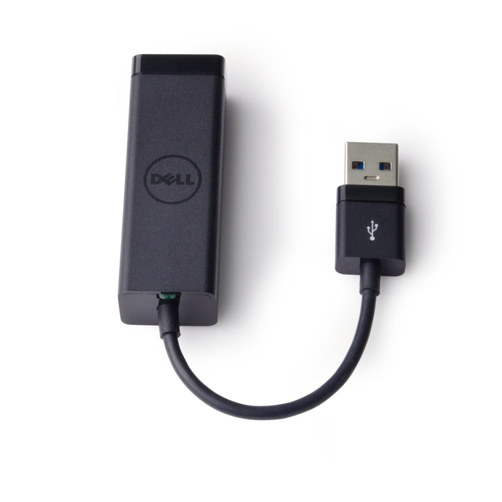 DELL 470-ABBT Netzwerkadapter USB zu RJ-45 – 1 Gbit/s, USB 3.2 Gen 1 (5 Gbit/s), 1× RJ-45 – Schwarz