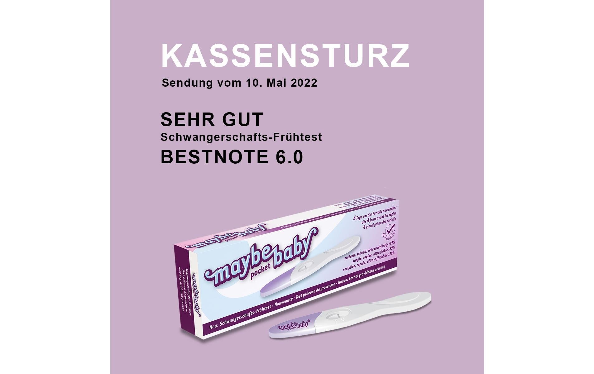 Maybe-baby Schwangerschaftstest – 2 Stk