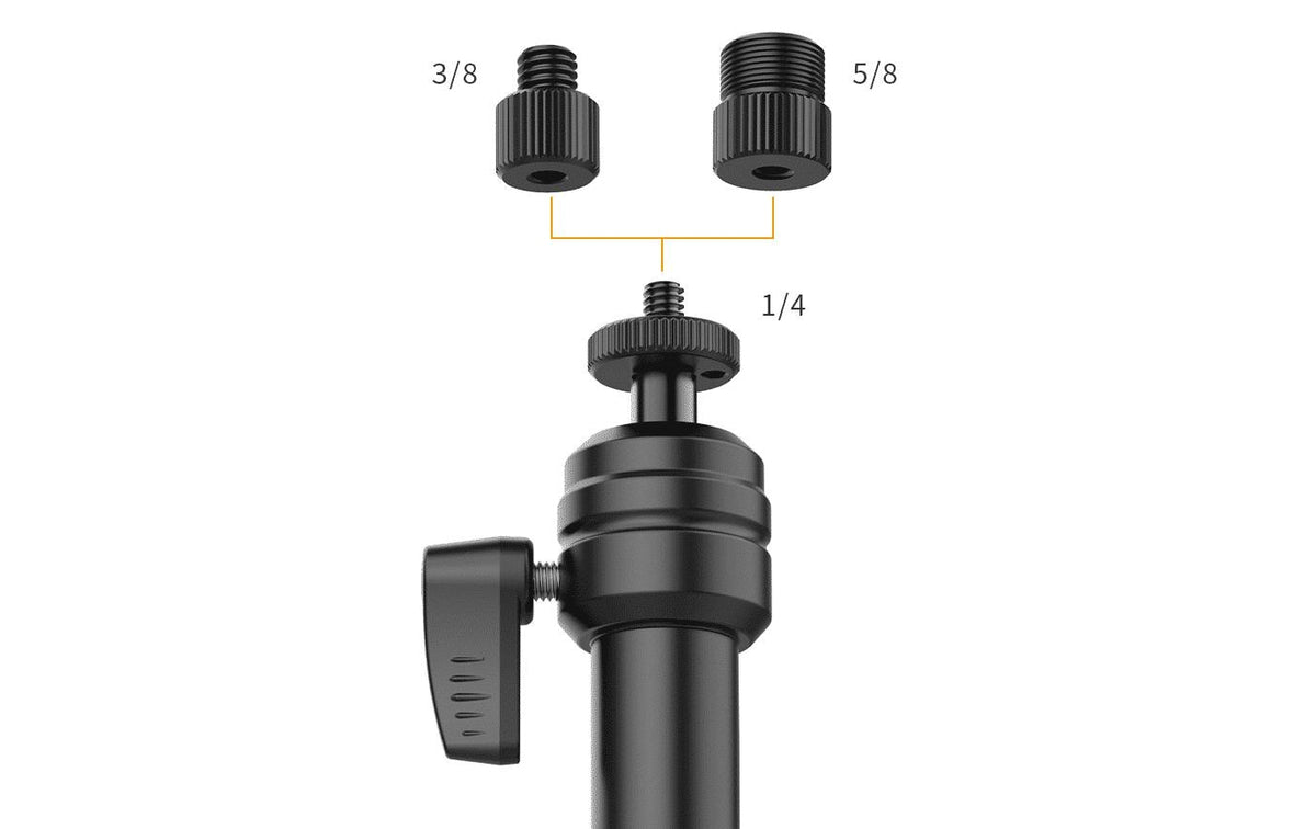 Vijim LS08 Flexibler Arm – Metall, 1 kg Traglast – Schwarz
