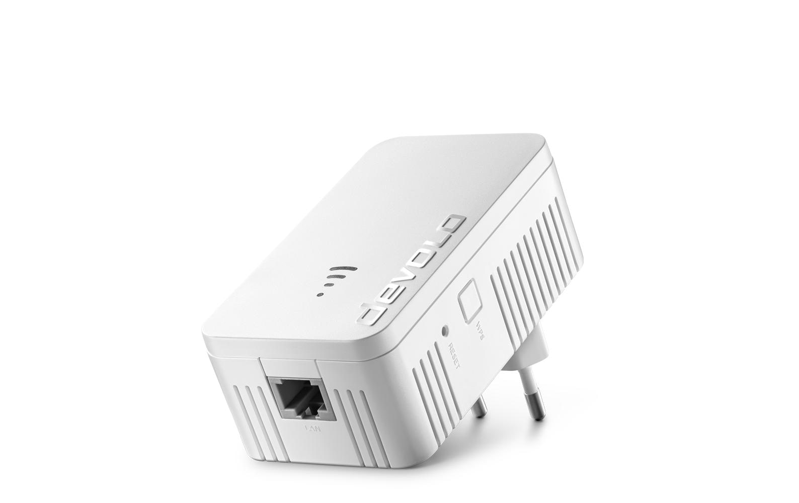Devolo WiFi 5 Repeater 1200 – WLAN-Repeater – Wi-Fi 5 (802.11ac), Dual-Band, 1× 1G RJ-45, Weiss