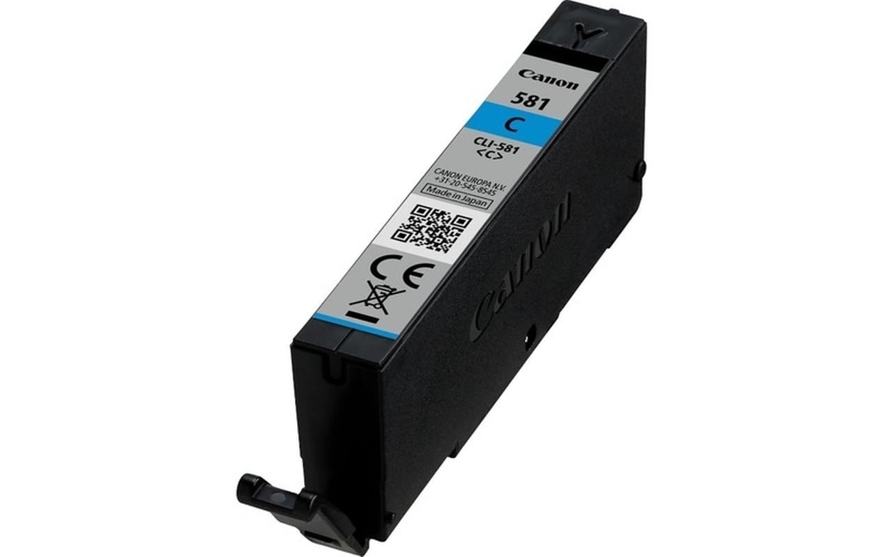 Canon Tintenpatrone CLI-581, cyan, 259 Seiten – für Inkjetdrucker/Multifunktionsgeräte