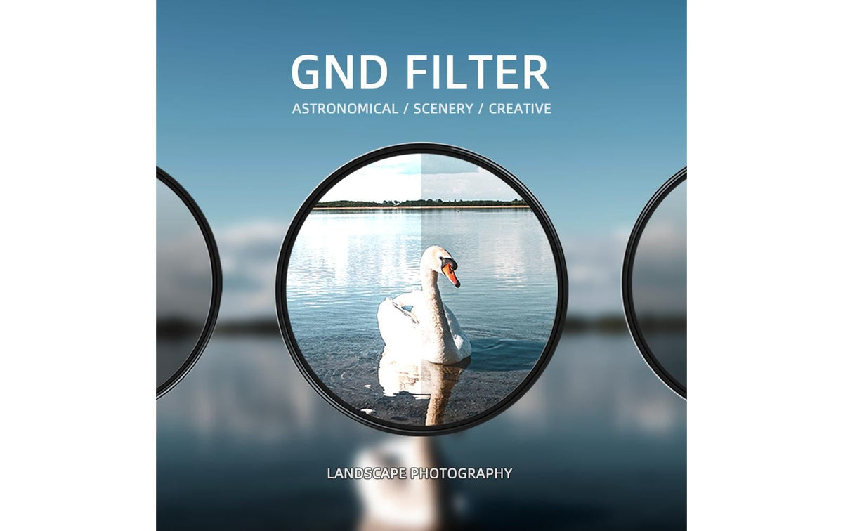 7Artisans GND0.9 55 mm Graufilter – doppelseitig beschichtet, Aluminium/Glas – Schwarz