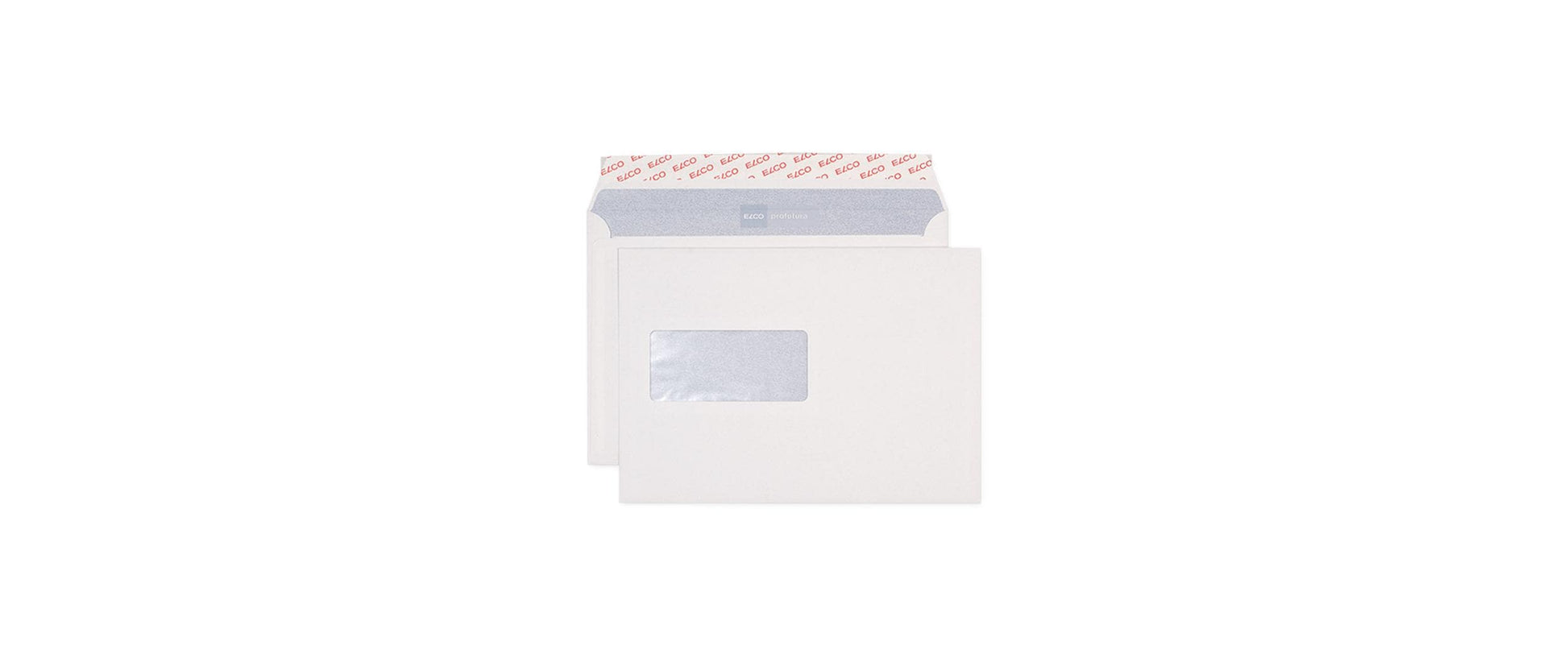 Elco Couvert C5, Fenster links, selbstklebend, naturweiss, 100 g/m² – 500 Stk.