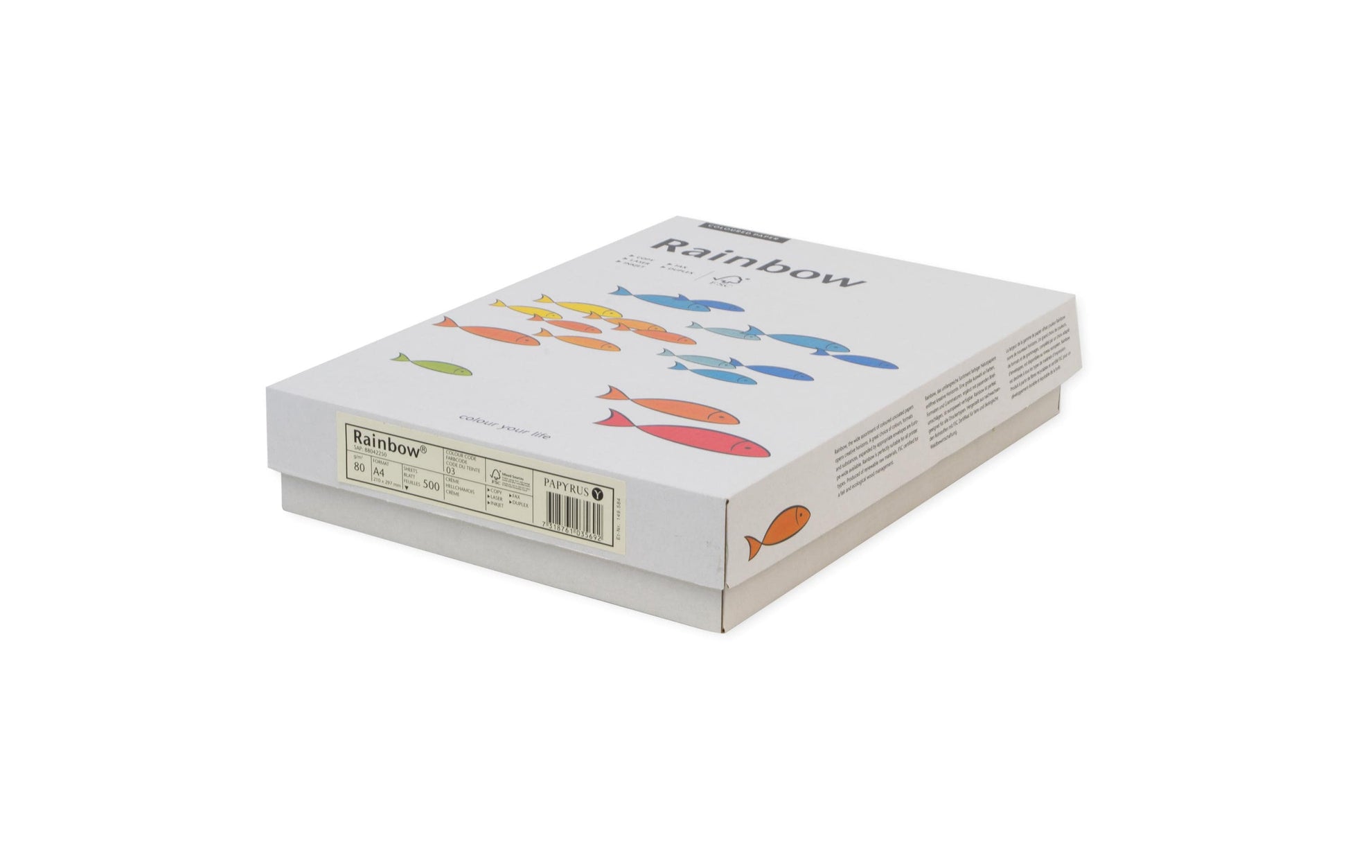 Rainbow Kopierpapier – A4, 80 g/m², Neongrün – für Inkjet/Laser/Kopierer – FSC – 100 Blatt