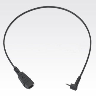 Zebra Motorola RCH50/RCH51 Adapter – 2,5 mm, männlich – Schwarz