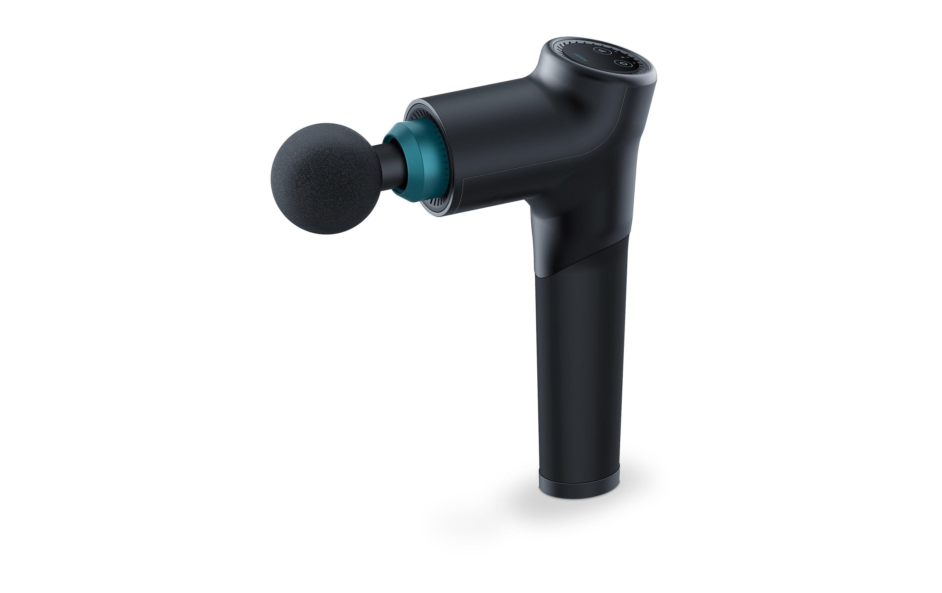 Beurer Massagepistole – Schwarz, 1080 g, Perkussionsmassage, Akkubetrieb, 3 Programme