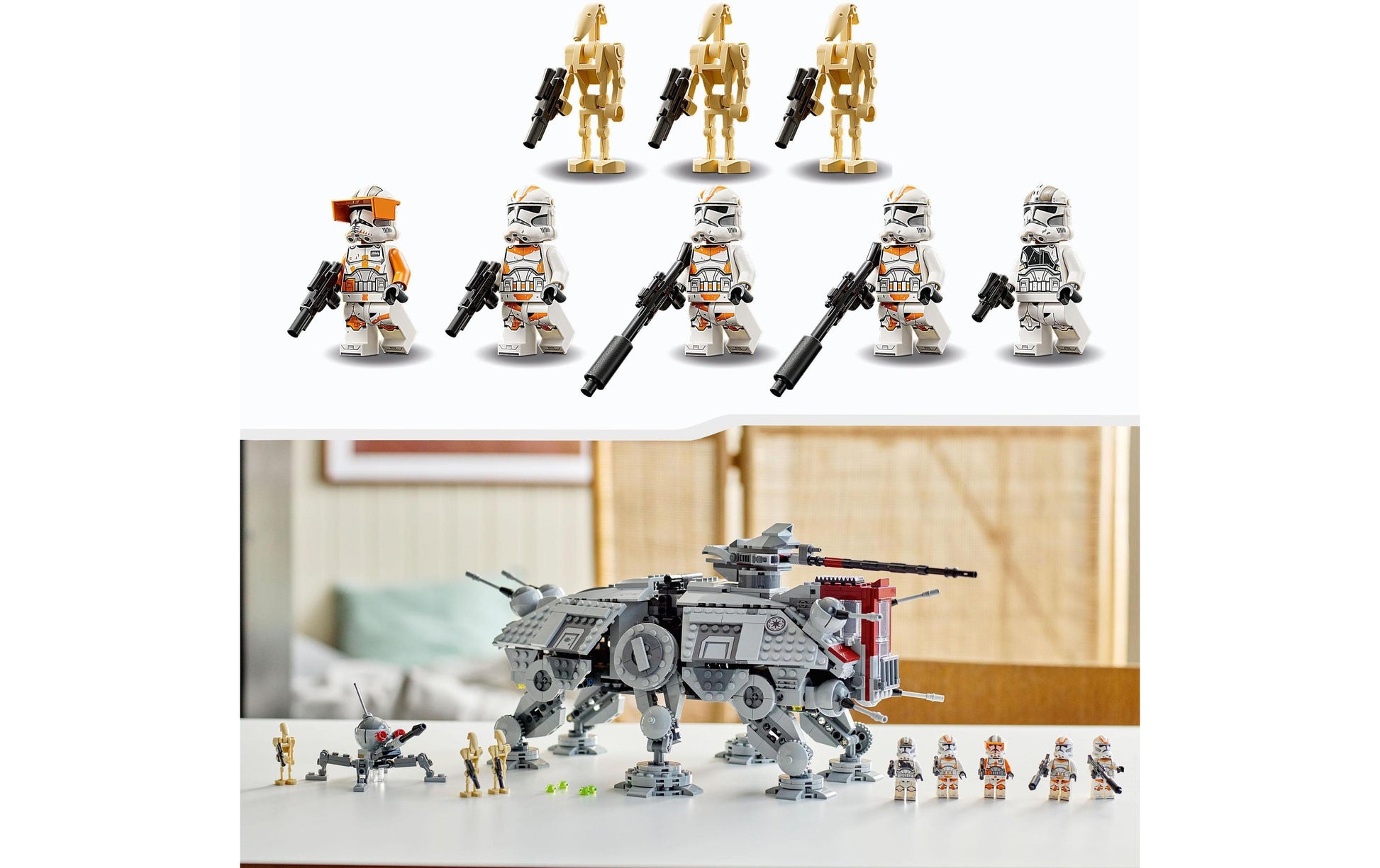 LEGO Star Wars AT-TE Walker 75337 Bauset – 1082 Teile – 24 × 19 × 44 cm – ab 9 Jahren