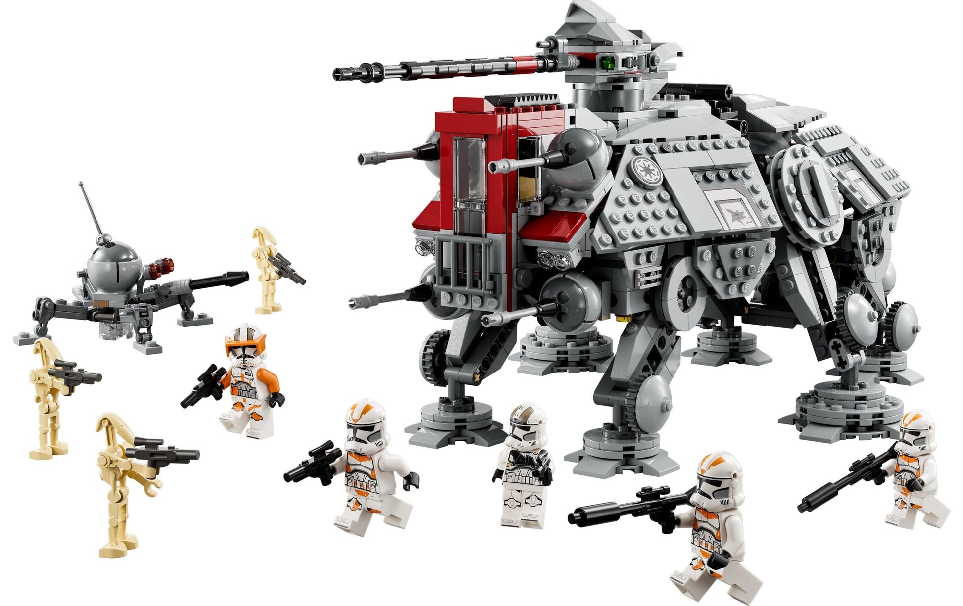 LEGO Star Wars AT-TE Walker 75337 Bauset – 1082 Teile – 24 × 19 × 44 cm – ab 9 Jahren